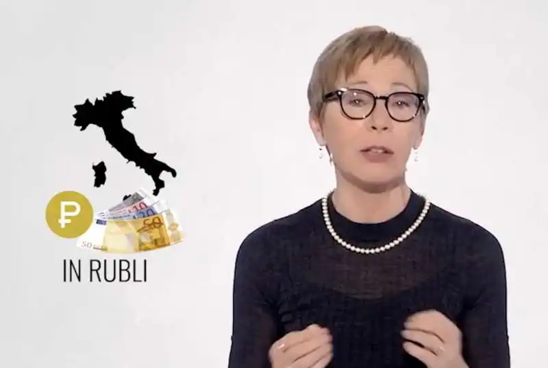 milena gabanelli sui rubli 2