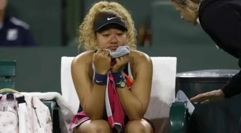 naomi osaka in lacrime 1