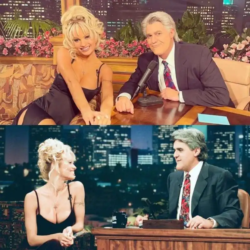 pamela anderson da jay leno   finzione vs realta 