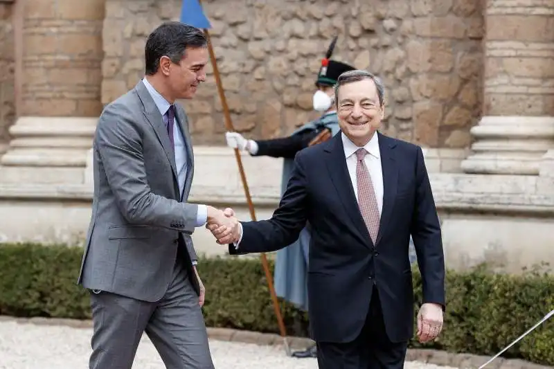 pedro sanchez mario draghi  