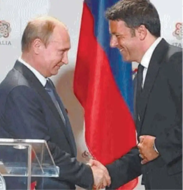 PUTIN CON MATTEO RENZI