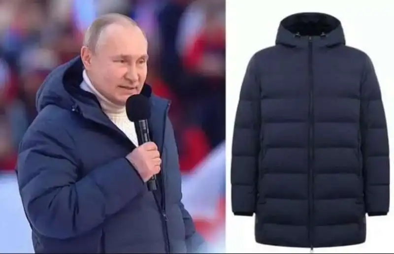 putin e il piumino loro piana