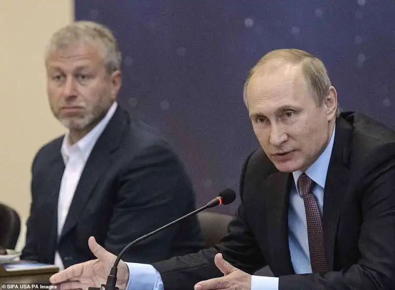 roman abramovich e vladimir putin