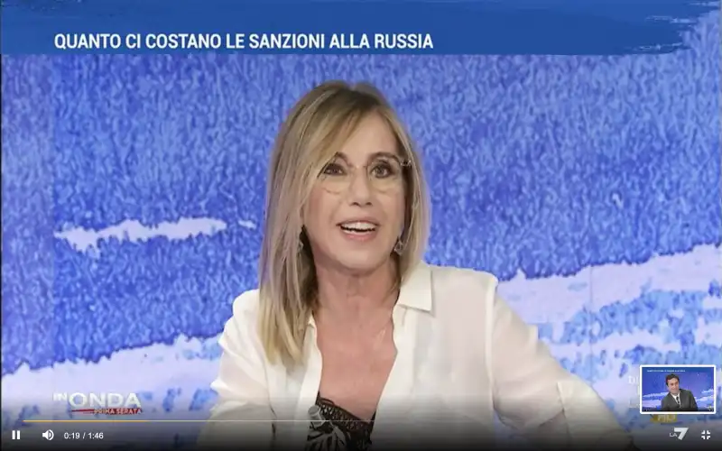 SCAZZO TRA CONCITA DE GREGORIO E GIULIO TREMONTI A IN ONDA 7