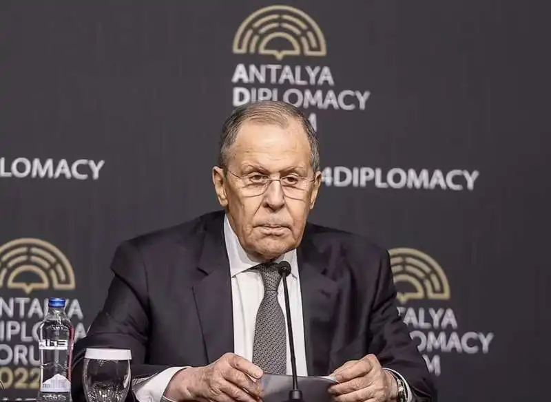 SERGEI LAVROV IN TURCHIA 