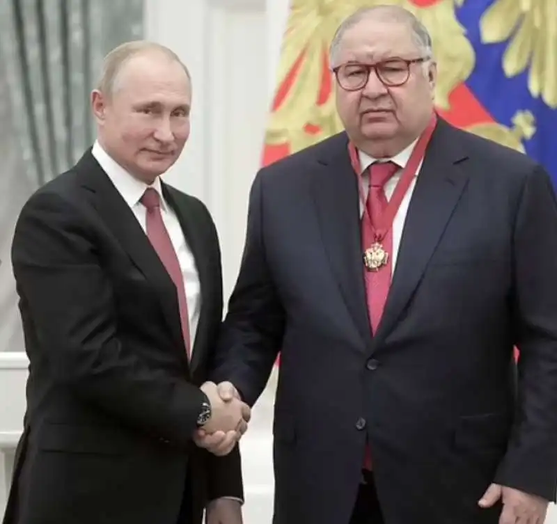 vladimir putin alisher usmanov 