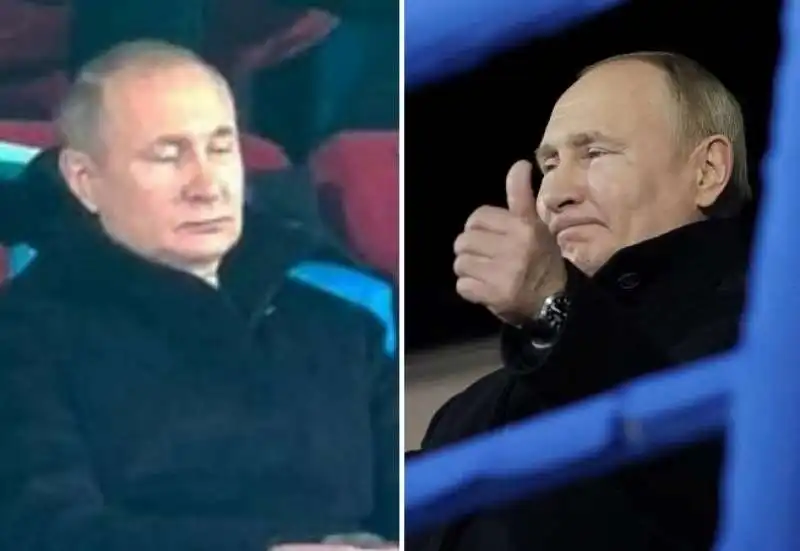 vladimir putin alle olimpiadi di pechino 2022  