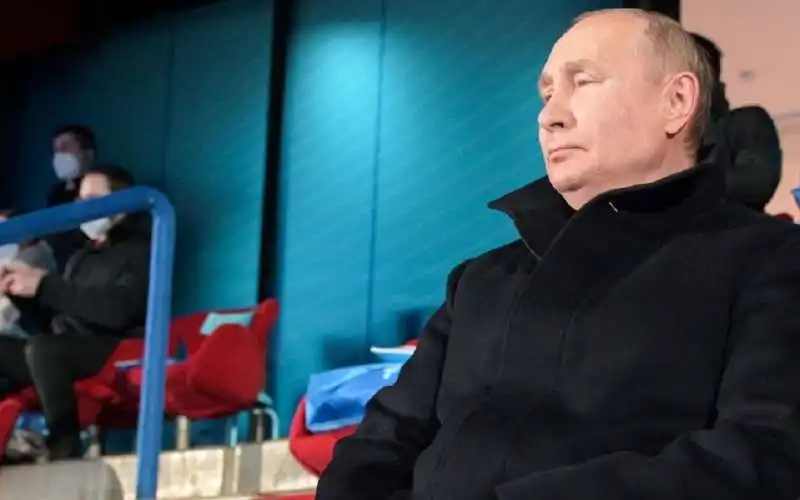 vladimir putin alle olimpiadi di pechino 2022