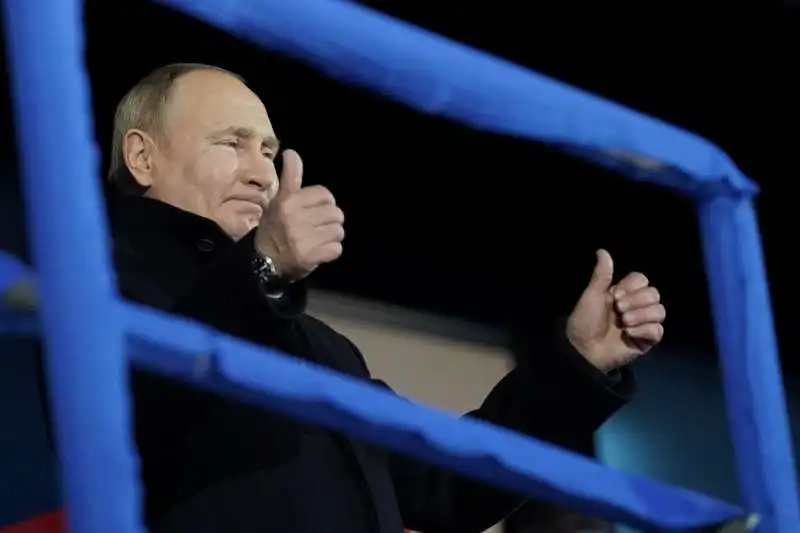 vladimir putin alle olimpiadi di pechino 2022 