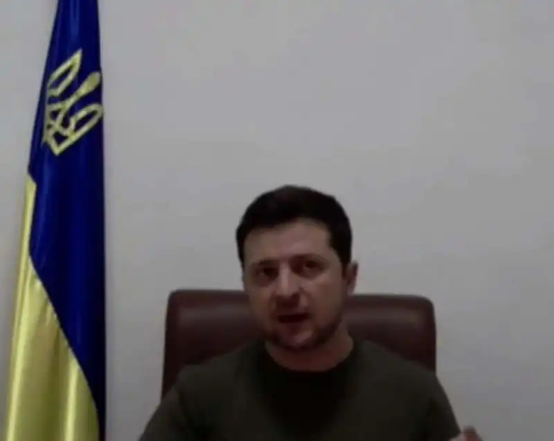 VOLODYMYR ZELENSKY IN VIDEO COLLEGAMENTO CON IL PARLAMENTO EUROPEO  1