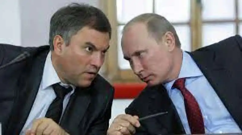 Vyacheslav Volodin Vladimir Putin 