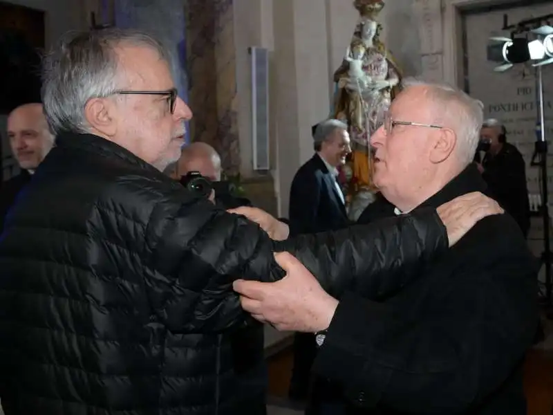 andrea riccardi  gualtiero bassetti  foto di bacco