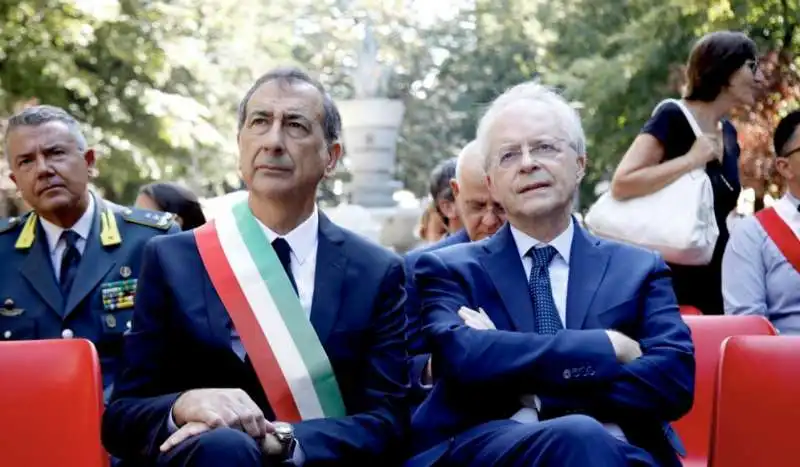 Beppe Sala e il prefetto di Milano Renato Saccone