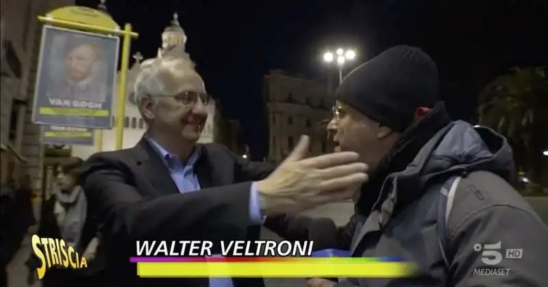 enrico lucci con walter veltroni