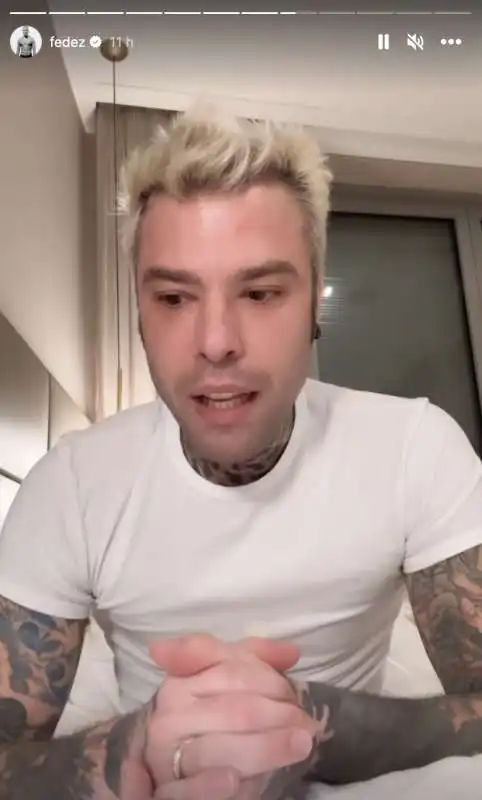 fedez riappare su instagram e racconta i problemi di salute mentale   2