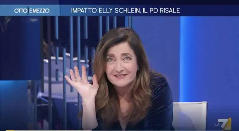 FRANCESCA REGGIANI A OTTO E MEZZO 