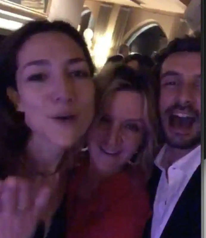 francesca verdini patrizia lorena al compleanno di salvini 