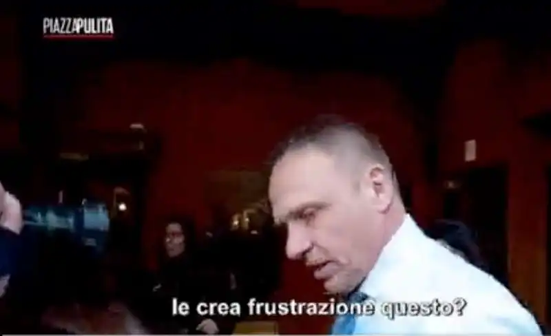 FRANCESCO LOLLOBRIGIDA RISPONDE A UNA GIORNALISTA DI PIAZZA PULITA 