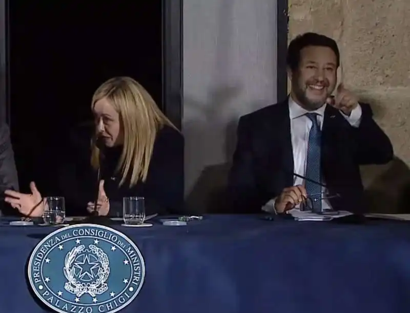 GIORGIA MELONI MATTEO SALVINI 