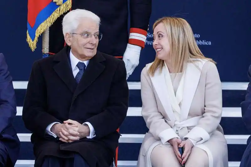 GIORGIA MELONI SERGIO MATTARELLA