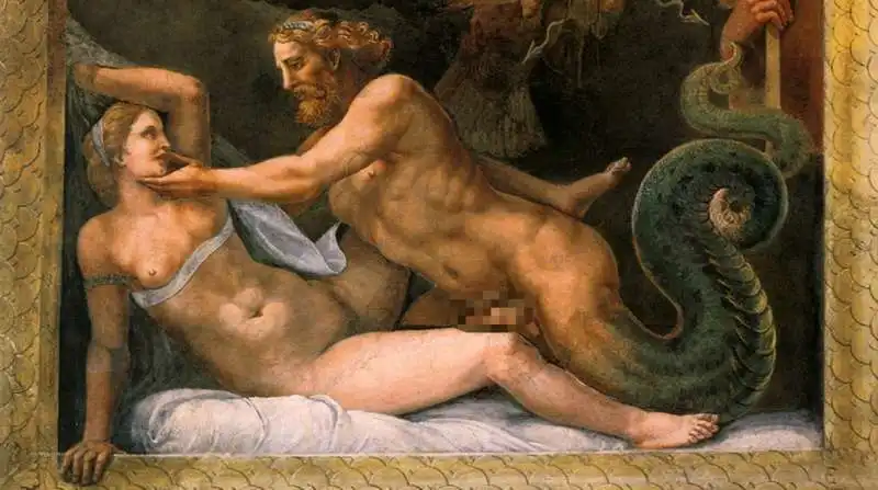 Giulio Romano Giove seduce Olimpiade d Epiro 1