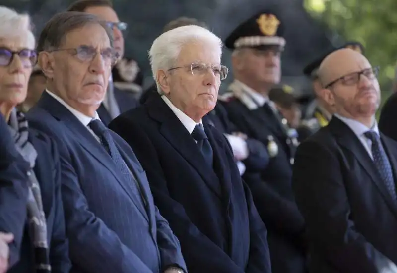 ignazio la russa sergio mattarella lorenzo fontana cerimonia commemorativa anniversario eccidio fosse ardeatine 6