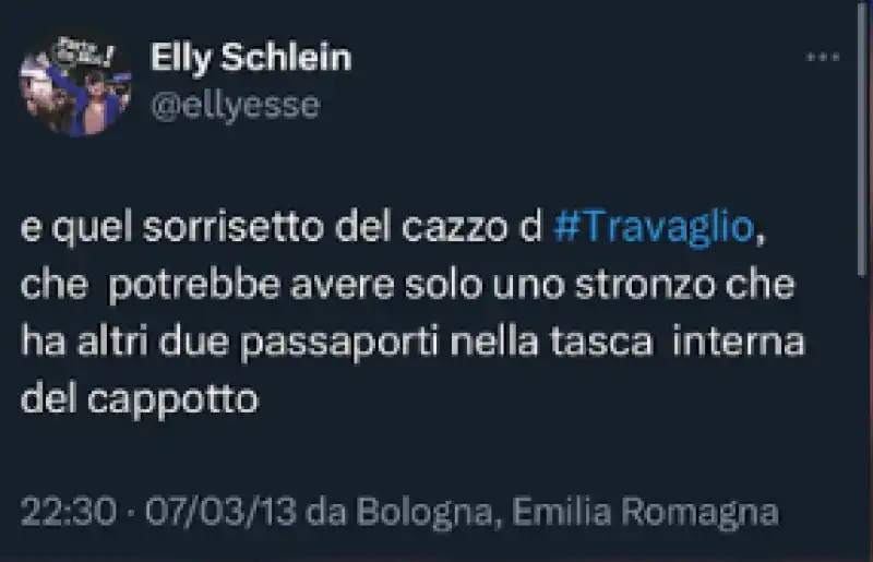 IL TWEET DI ELLY SCHLEIN CONTRO MARCO TRAVAGLIO