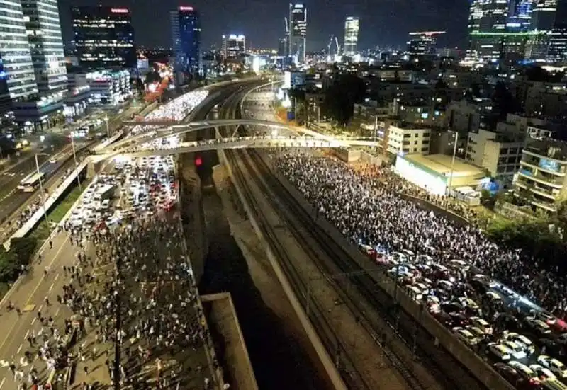 israele   proteste contro la riforma della giustizia di netanyahu   4