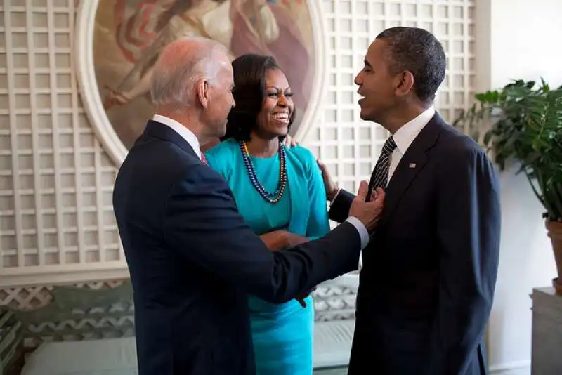 joe biden michelle e barack obama