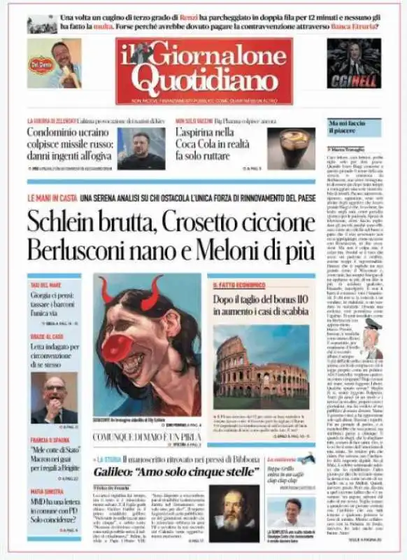 IL GIORNALONE QUOTIDIANO - LA STAMPA PRENDE IN GIRO IL FATTO QUOTIDIANO 