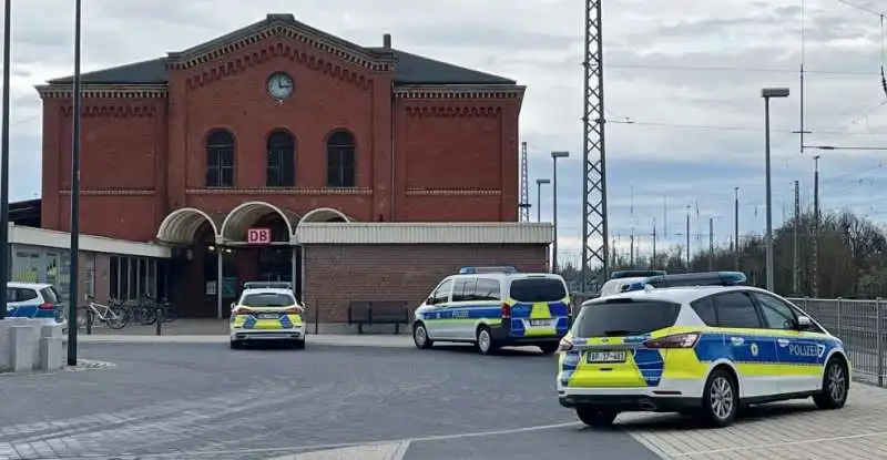 LA STAZIONE DEI TRENI DI COTTBUS IN GERMANIA