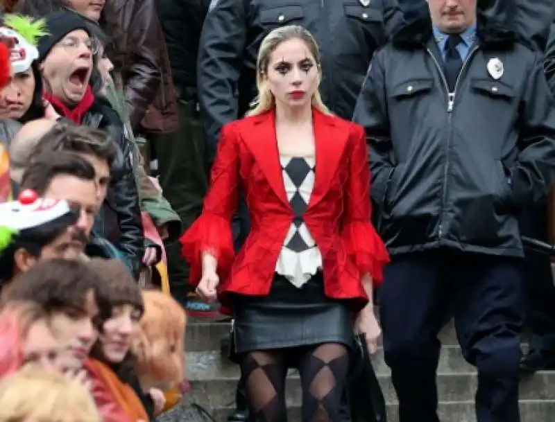 LADY GAGA SUL SET DI joker folie a deux 