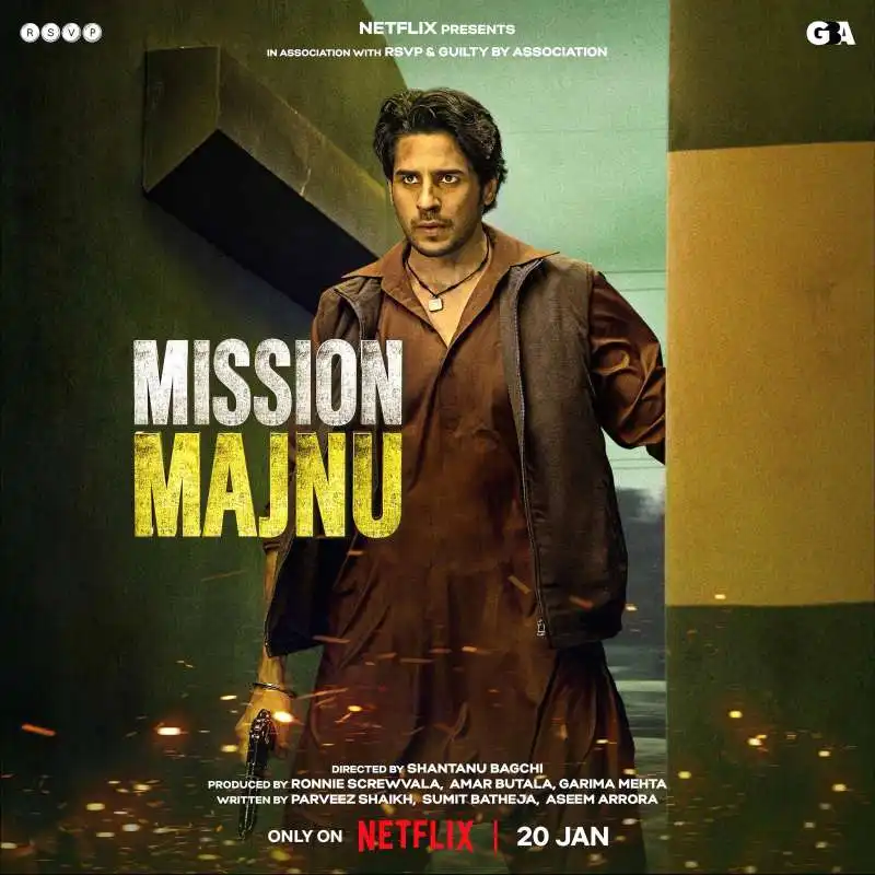 LOCANDINA DEL FILM INDIANO MISSION MAJNU