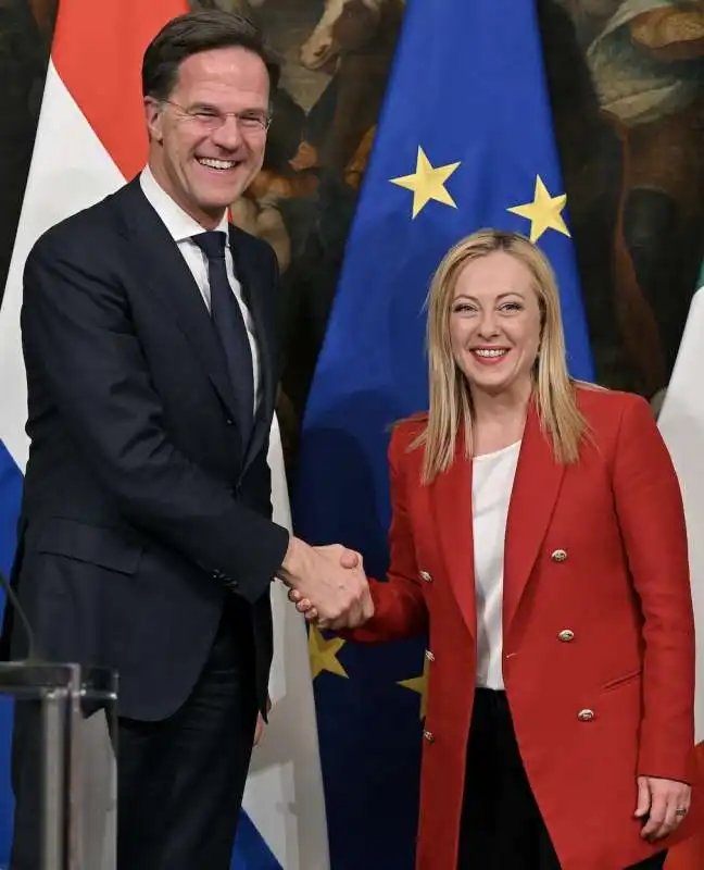 mark rutte giorgia meloni   5