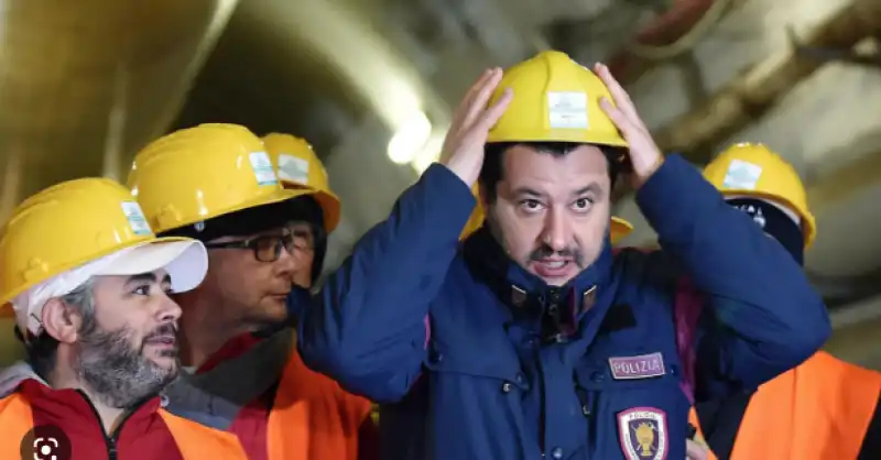 matteo salvini cantieri