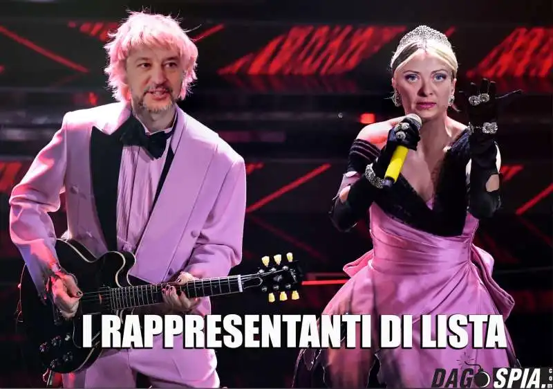 MATTEO SALVINI E GIORGIA MELONI - RAPPRESENTANTE DI LISTA MEME 