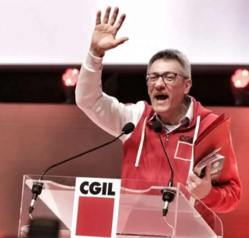 maurizio landini   cgil  