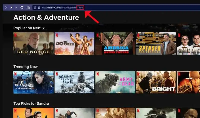 menu segreto di netflix 