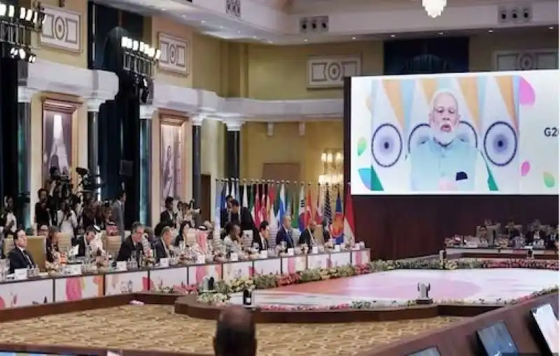 messaggio di narendra modi al g20 di new delhi in india