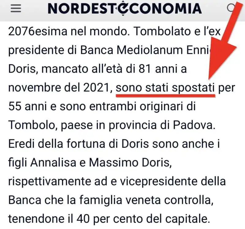 nordesteconomia, i coniugi doris, due spostati