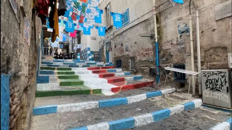 preparativi festa scudetto napoli 