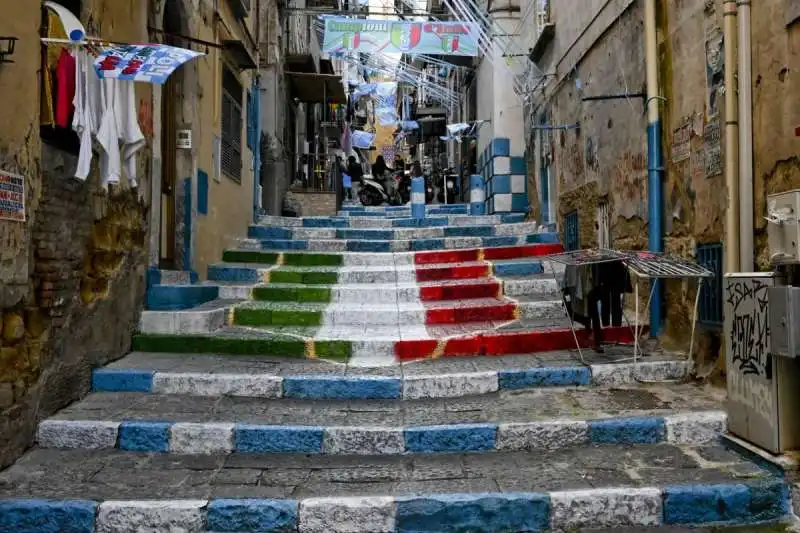 preparativi festa scudetto napoli 