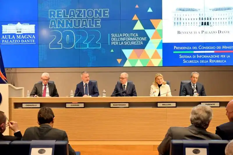 presentazione della relazione sull'attivita? dell’intelligence nel 2022