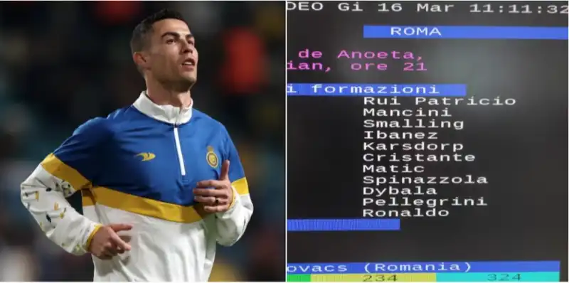 ronaldo televideo rai