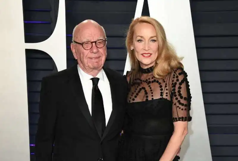 rupert murdoch jerry hall 1