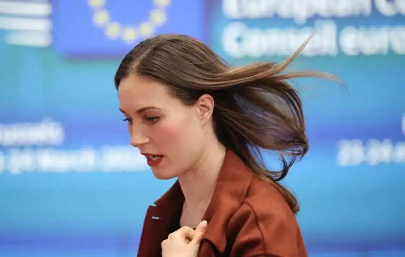 SANNA MARIN AL CONSIGLIO EUROPEO 