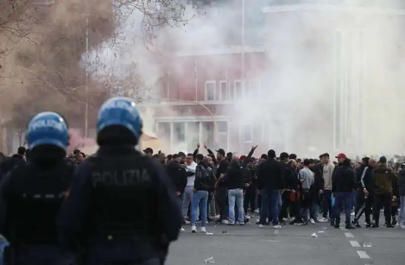 scontri prima del derby a roma   5