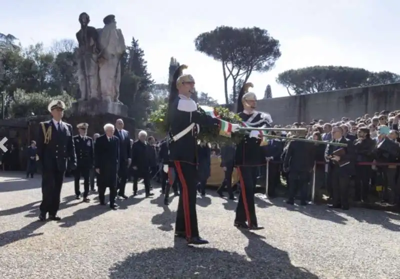 sergio mattarella cerimonia commemorativa anniversario eccidio fosse ardeatine 10