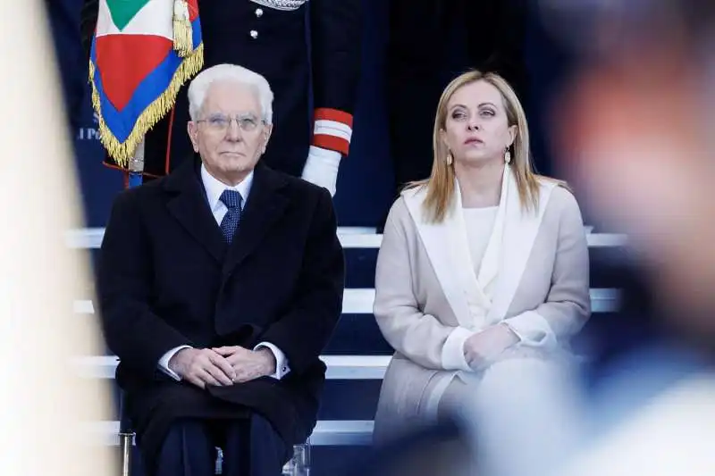 sergio mattarella giorgia meloni   centenario aeronautica militare 