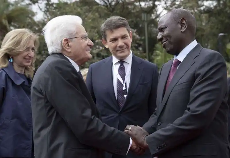 sergio mattarella incontra il presidente del kenya william ruto  